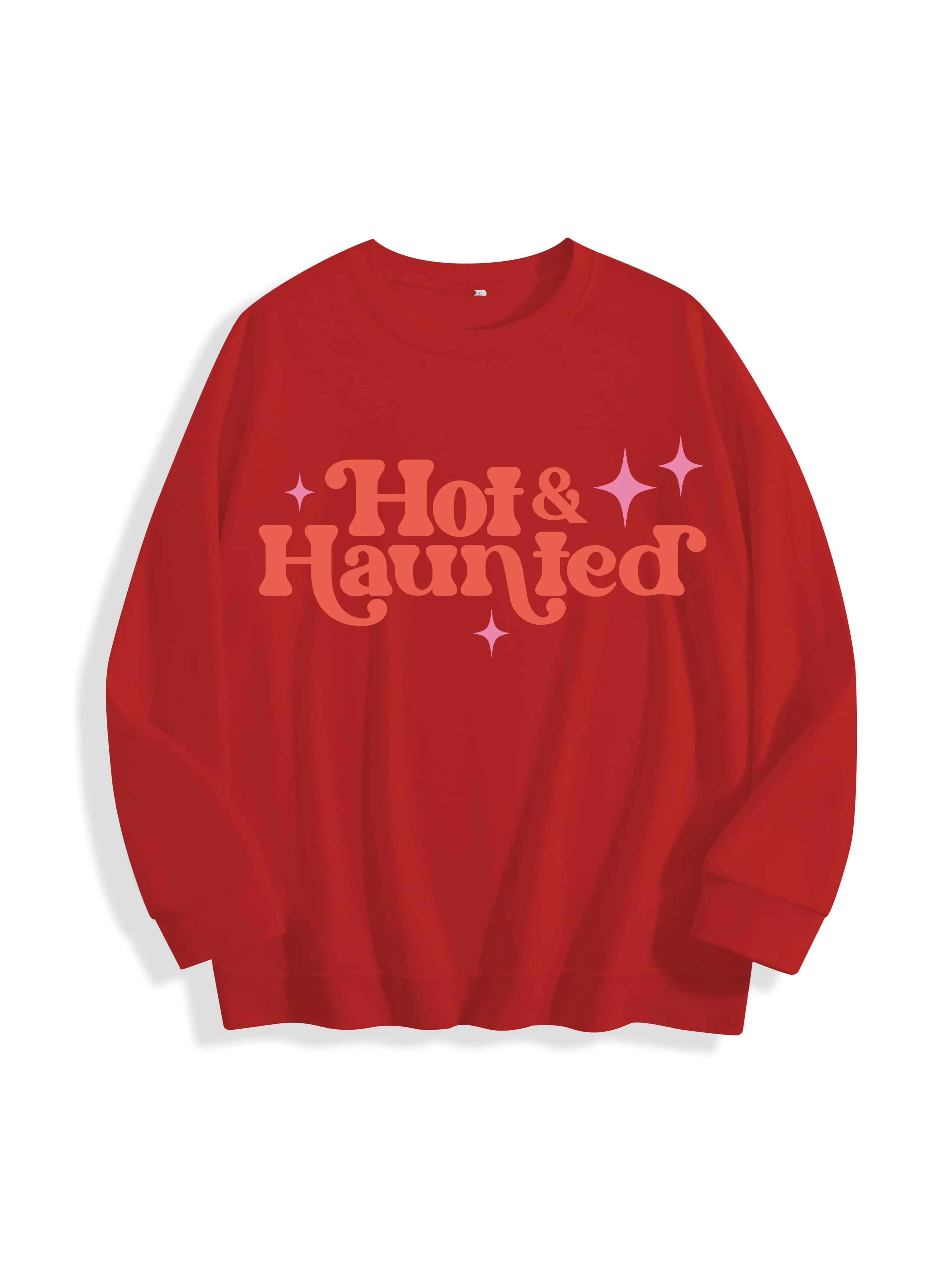 سترة نسائية مضحكة للهالوين متعددة الألوان برقبة دائرية فضفاضة من القطن الخالص لمتعة رياضات الهالوين في الخريف والشتاء