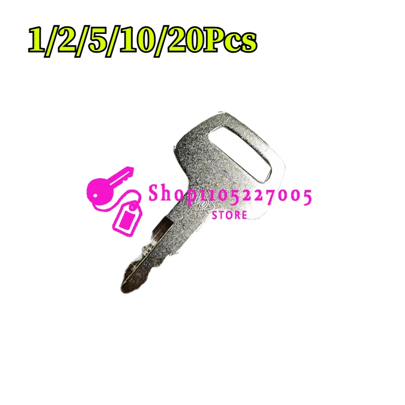 1/2/5/10/20Pcs 719-10306001 keys Heavy Equipment Ignition Key KV02 Compatible with Excavator