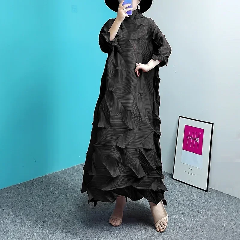 فساتين أفريقية مخصصة للنساء Dashiki مطوي شرابة عباية إسلامية موضة فستان ماكسي قفطان بوبو رداء فستان أفريقيا جلطة #4