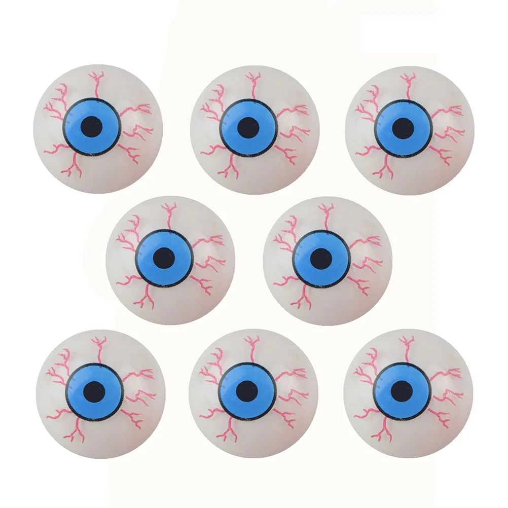 

8 Pcs Eyeball Beads Toys Eyeballs Spooky Halloween Decorations Horror Funny Child