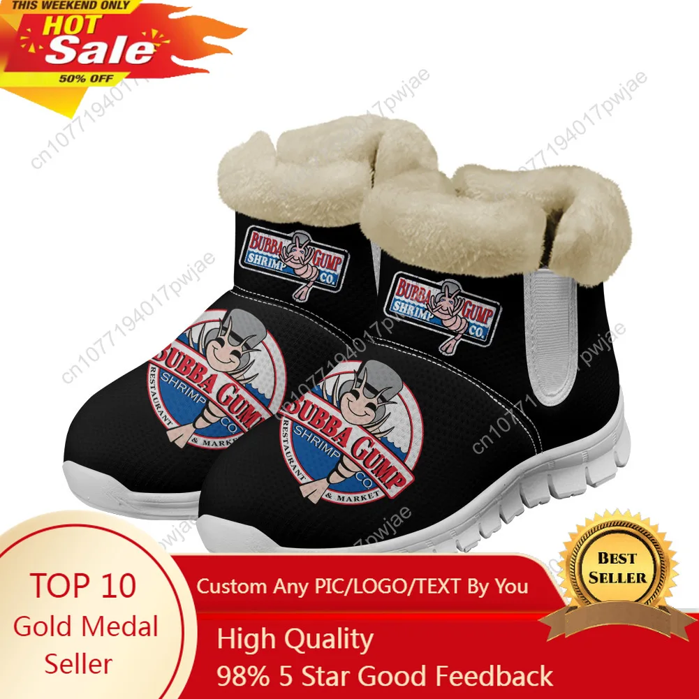 

Retro1994 Bubba Gump Shrimp Snow Boots Mens Womens Teenager Shoes Keep Warm Casual Winter Outdoors Boot Lightweight Sports