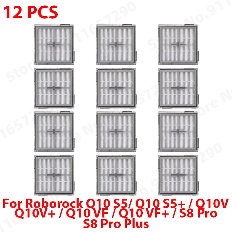 Voor Roborock Q10 S5 / Q10 S5+ / Q10V / Q10V+ / Q10 VF / Q10 VF+ Onderdelen Hoofdborstel Hepa Filter Stofzak Stofzuiger Accessoires
