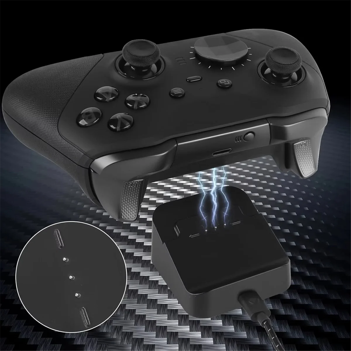 

Зарядная док-станция T36C для контроллера, беспроводное зарядное устройство Type-C, подставка, контактный источник питания