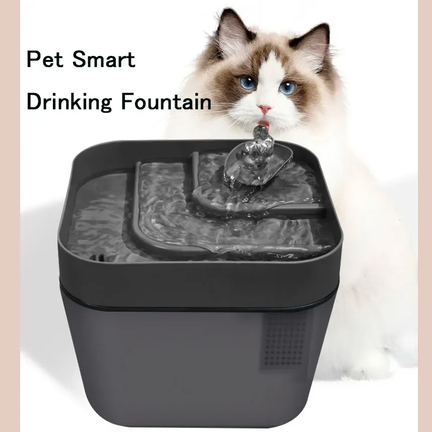 

2.2L Cat Water Fountain smart Auto Filter Electric Mute Cats Dog Drinker Bowl Recirculate pet Cat Water Dispenser pet supplies