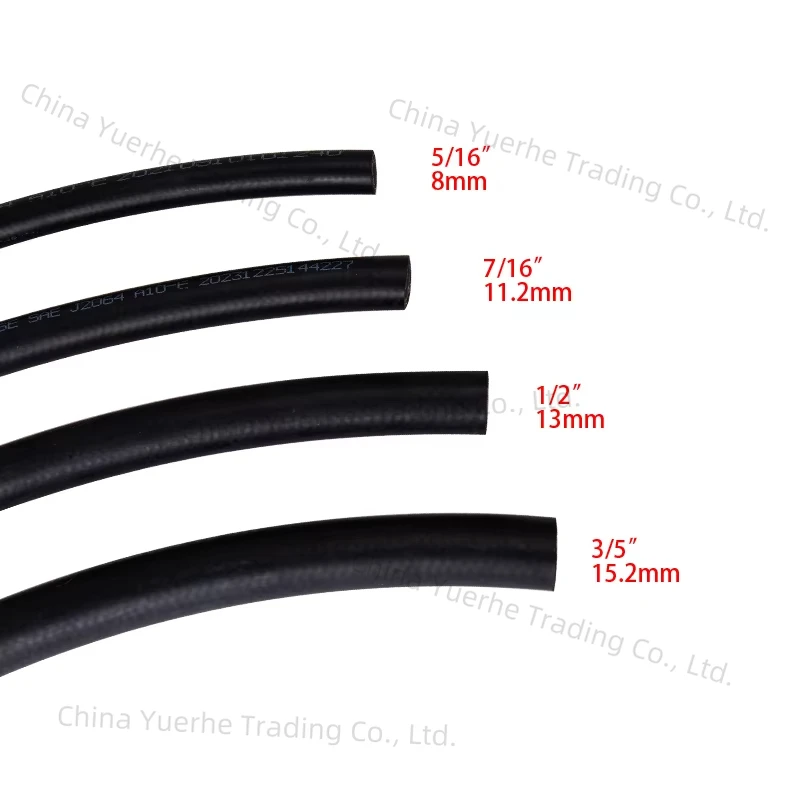 1Meter #6 #8 #10 #12 R12 R134a AC Pipe Thin-wall Nylon Reduce Barrier Refrigerant Coolant Hose Automotive Air Conditioner System