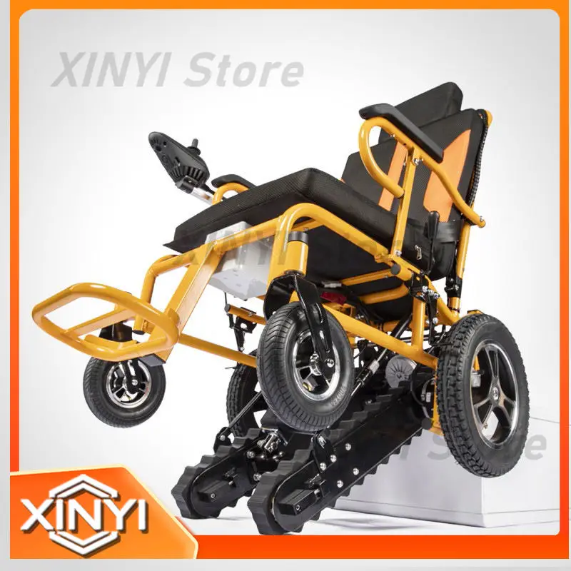 Intelligent Travel Upgrade Fully Automatic Down-track Stair-climbing Wheelchair for BZ-SA1 Reinforced Carbon Steel Frame