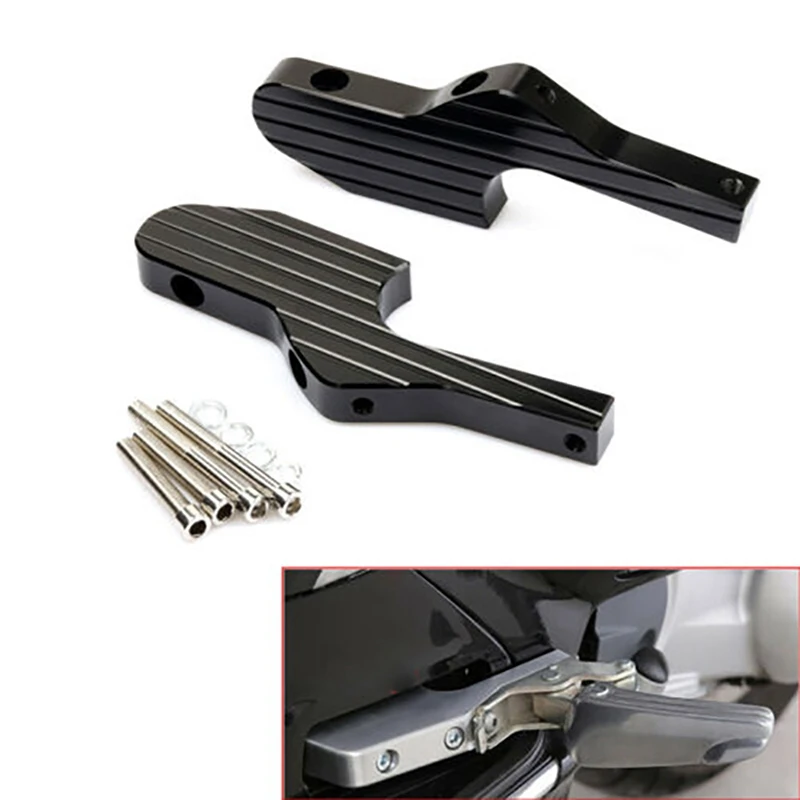 Motorcycle Passenger Foot Peg Extensions Extended Footpegs For Vespa GT GTS GTV 60 125 200 250 300 300Ie