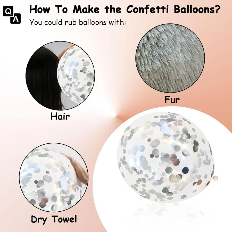 Ballons bordeaux noir argent vin rouge noir ballon de fête marron métallique Chrome argent ballons et confettis argentés hélium L