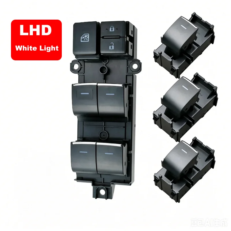 RHD LHD beleuchteter LED-Fensterheberschalter für Toyota RAV4 RAV 4 XA50 C-HR 2019-2021 HYBRID 2020 Yaris Cross 2022 Corolla – Detail 11