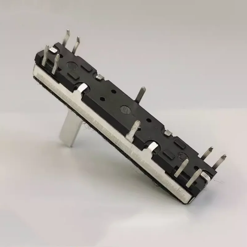 1pcs，Straight slip potentiometer，B10K，8Pin，  Total length 45mm，CT670，Keyboard volume putter
