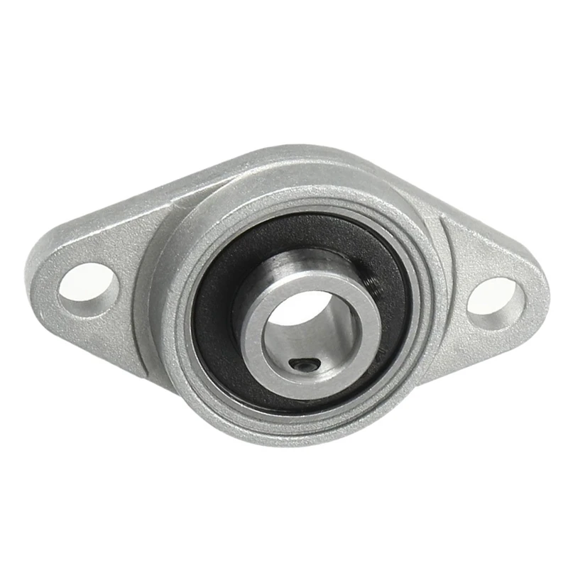 12Pcs Kfl08 Pillow Block Bearing 8Mm Bore Diameter Zinc Alloy Rhombic Flange Bearing For Cnc