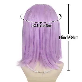 10 best sales Peruka w kolorze magenty - №4