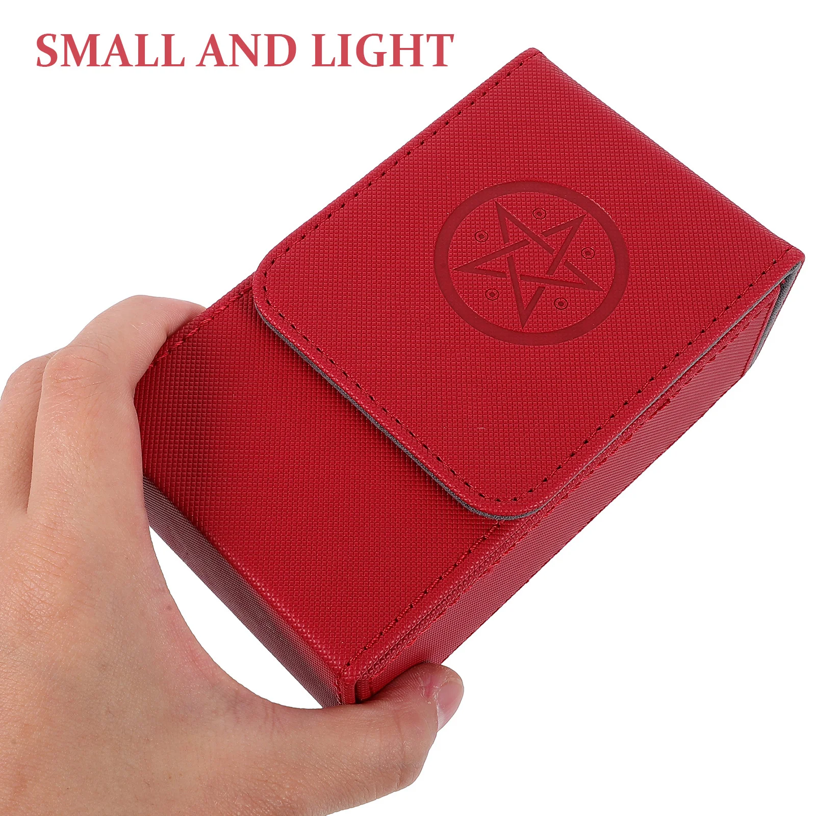 

Прочный ящик для хранения карт Таро из искусственной кожи, прямоугольный герметичный органайзер, чехол для хранения карт Таро и инструментов Виккан