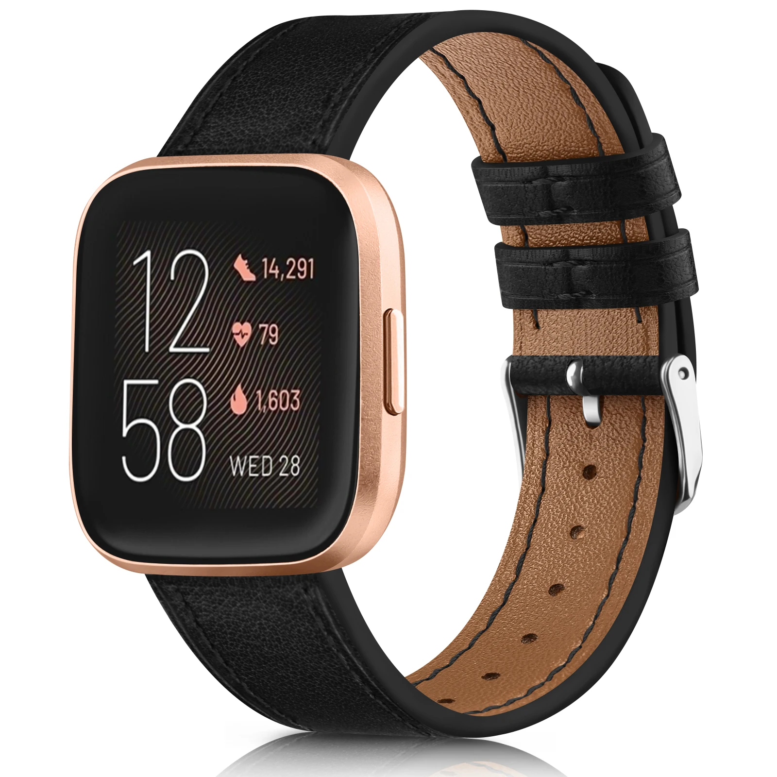 

Soft Leather Strap For Fitbit Versa /Versa 2/Versa Lite Smart Watchband Sport Bracelet For Fitbit Versa SE Wristband Replacement