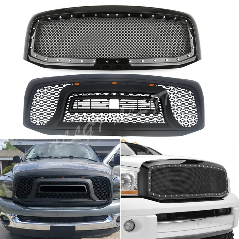 

Новые передние гоночные сотовые болты бампера, сетчатые верхние решетки капота для Dodge Ram 1500 2006-2008 гг.