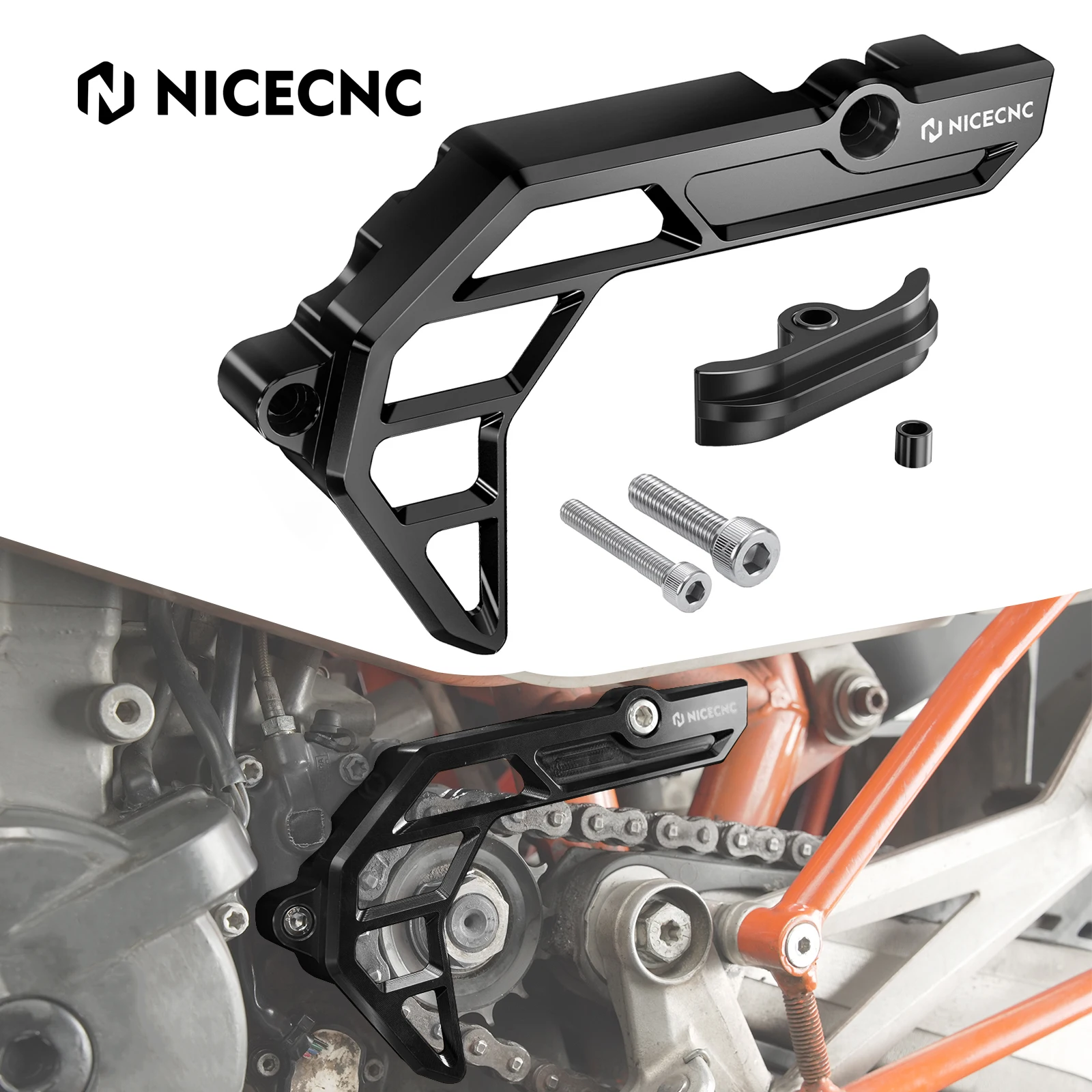 For 2016-2025 Husqvarna 701 Supermoto 701 Enduro Sprocket Chain Guard Cover Motorcycle Engine Case Saver for GasGas 700 SM ES