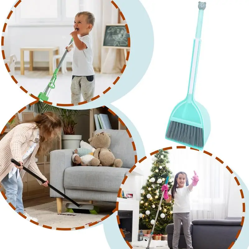 Children Cleaning Broom Dustpan Set Kids Cleaning Set For Kids Boys Girls Kids Housekeeping Helper Set