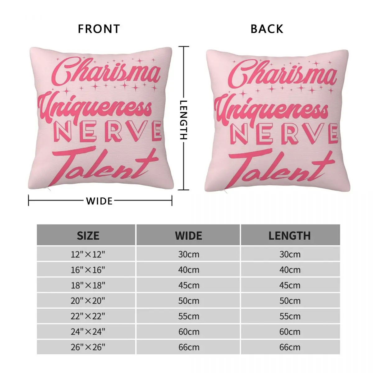 Charisma Uniqueness Nerve And Talent Square Pillowcase Polyester Linen Velvet Creative Decor Pillow Case Home Cushion Case 18
