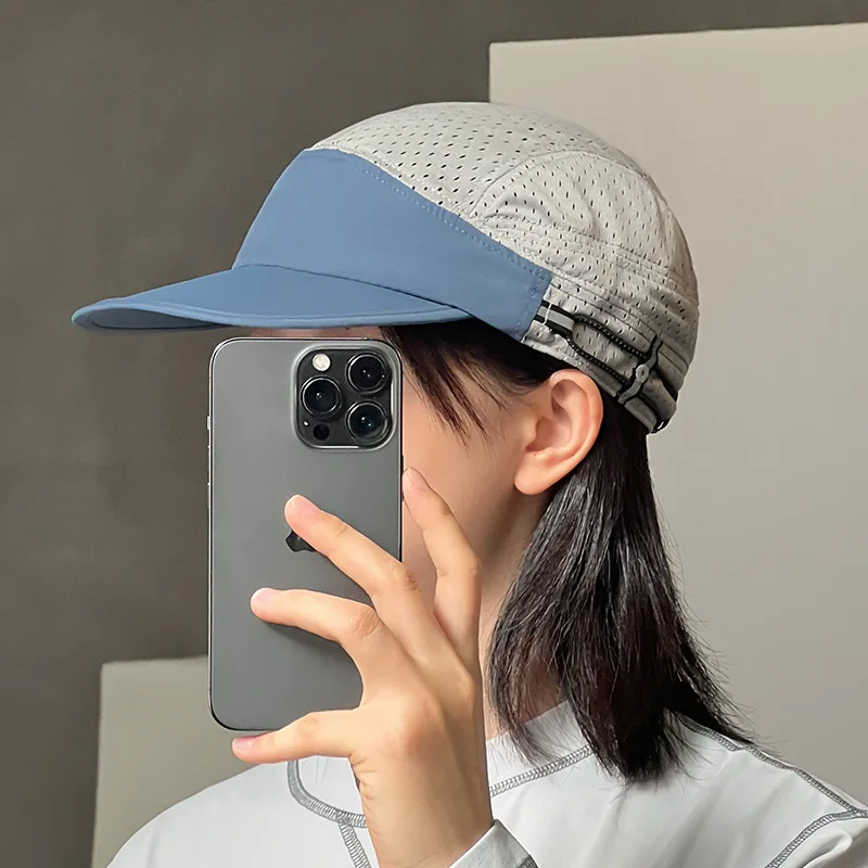 2024 Sommer schnell trocknend 5 Panel Baseball mützen Gorras de Béisbol Knochen Masculinos Frauen Mesh Löcher Trucker Snapback Hüte