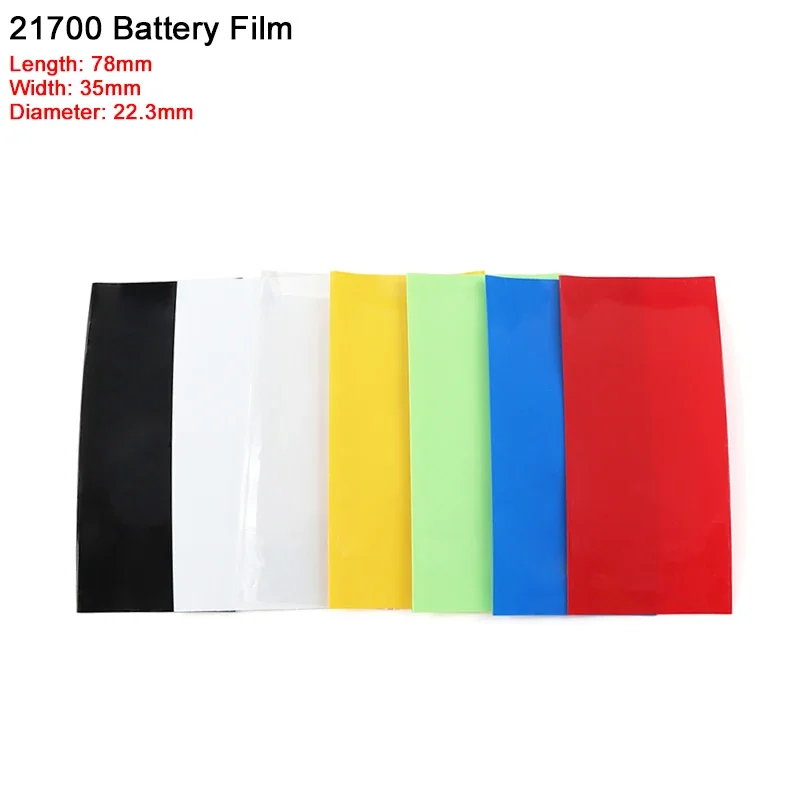 

21700 PVC Heat Shrink Tube Battery Film Precut Protect Pipe Cover Heat Shrinkable Tubing Sleeve Sheath Batteries Wrap Case