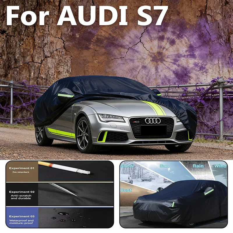 

Всесезонный автомобильный чехол для AUDI S7 — полная защита на открытом воздухе, водонепроницаемый, пылезащитный, термостойкий