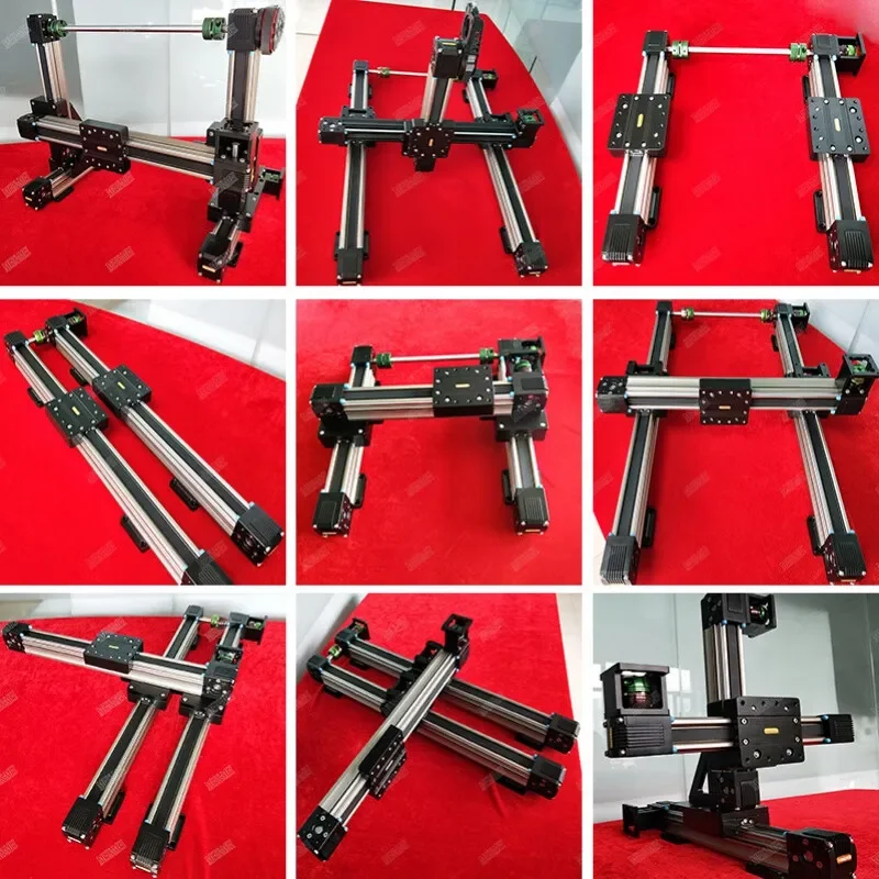 Direct Supply 45 Synchronous Belt Module Cross Gantry Sliding Table Linear Guide Rail Stepper Electric Xyzc Three-Axis Linear