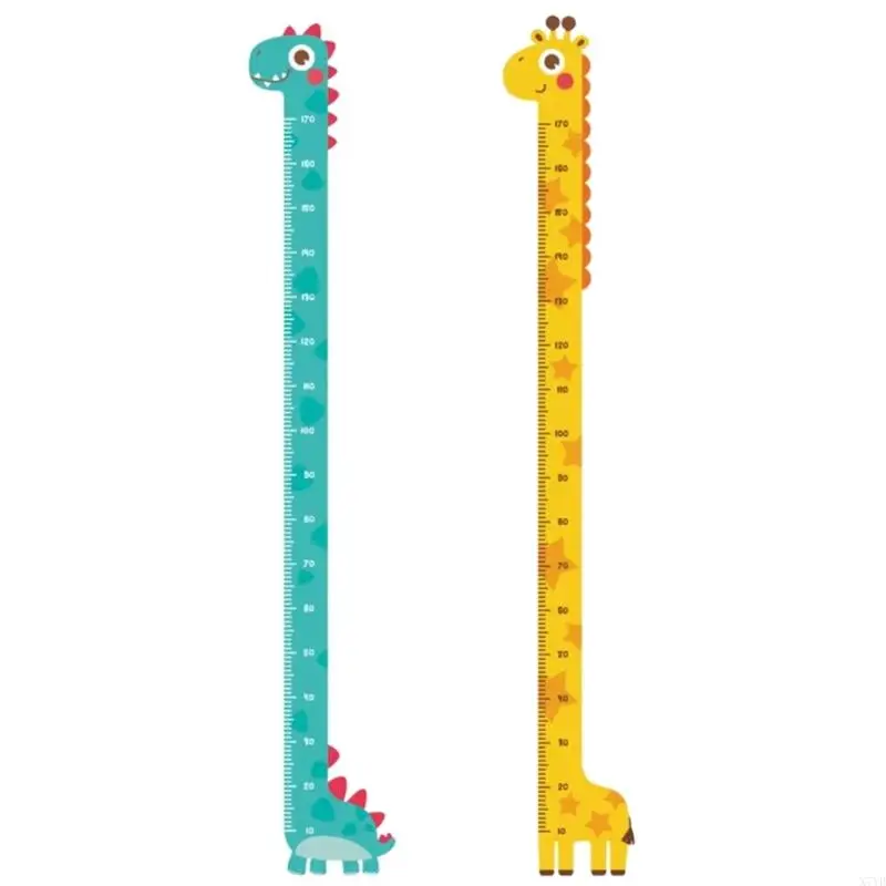 X7YD Colorful Height Sticker Easy to Apply Kids Growth Chart Decal Ruler Stylish Height Meter Home Wall Ornament Decoration