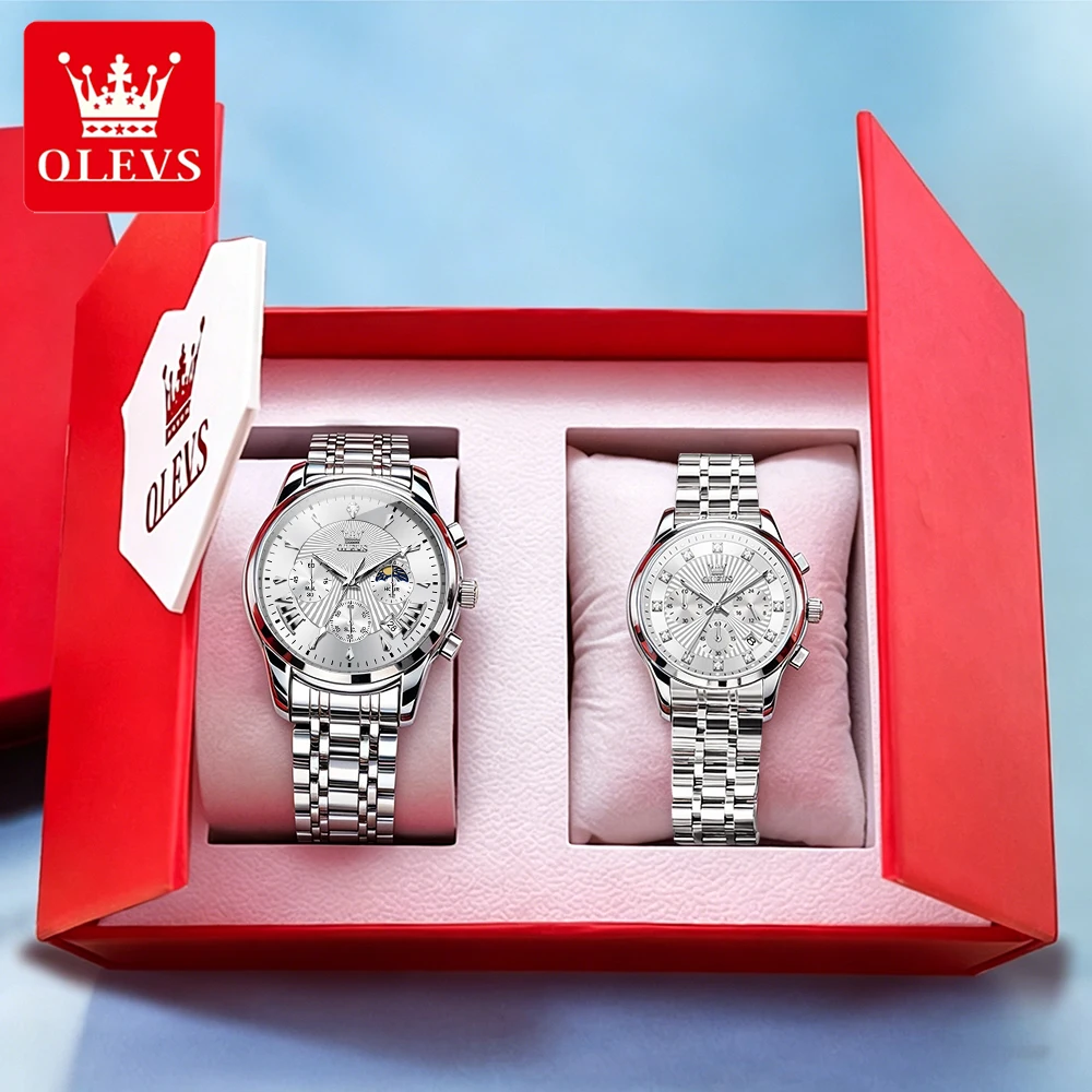 ساعات OLEVS للأزواج، ساعة يد ك - مراجعة Anti-Magnetic Watch وسعره