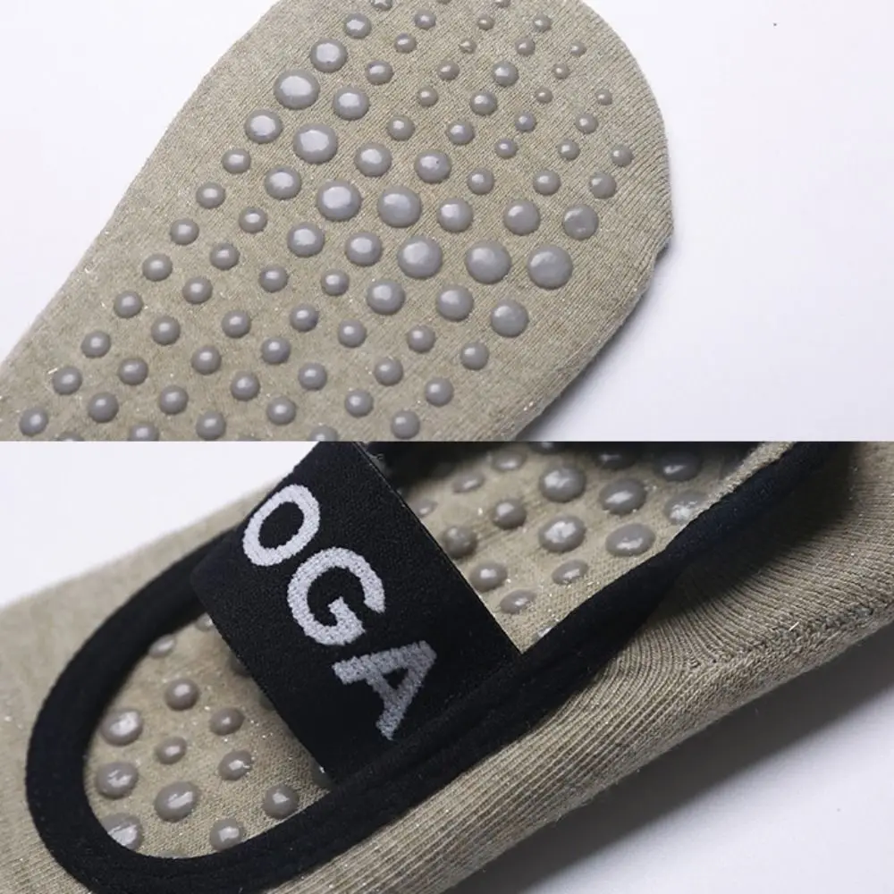 Durable Professional Yoga Socks Anti-slip Soft Cotton Pilates Socks Elastic Breathable Sports Socks For Women