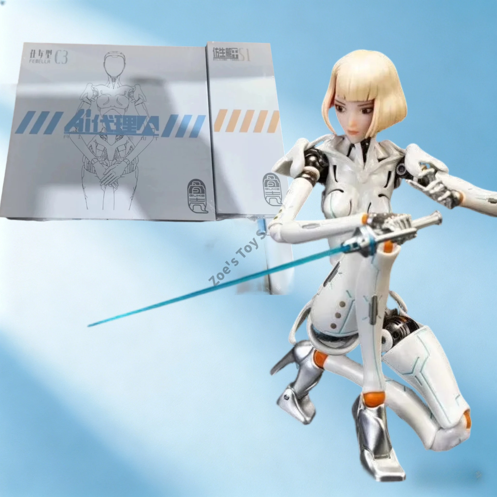 

Spot Bone Shell Workshop 1/12 Agent Girl Type C1 C3 Solid Color Version Transparent Version Action Figure Brand New