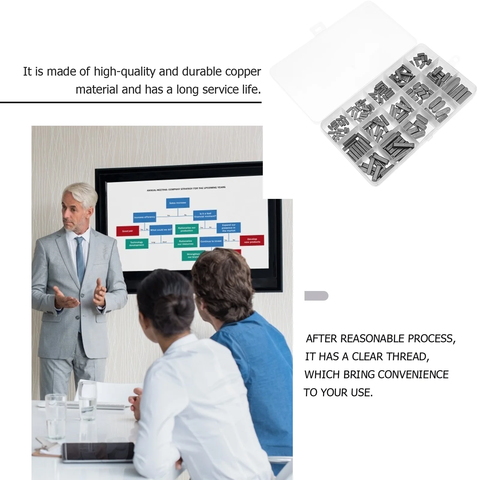 

175 pcs A Type Flat Key Carbon Steel Parallel Pin Square Ended For Drive Shaft Fasteners Machinery Industrial Diy Projects