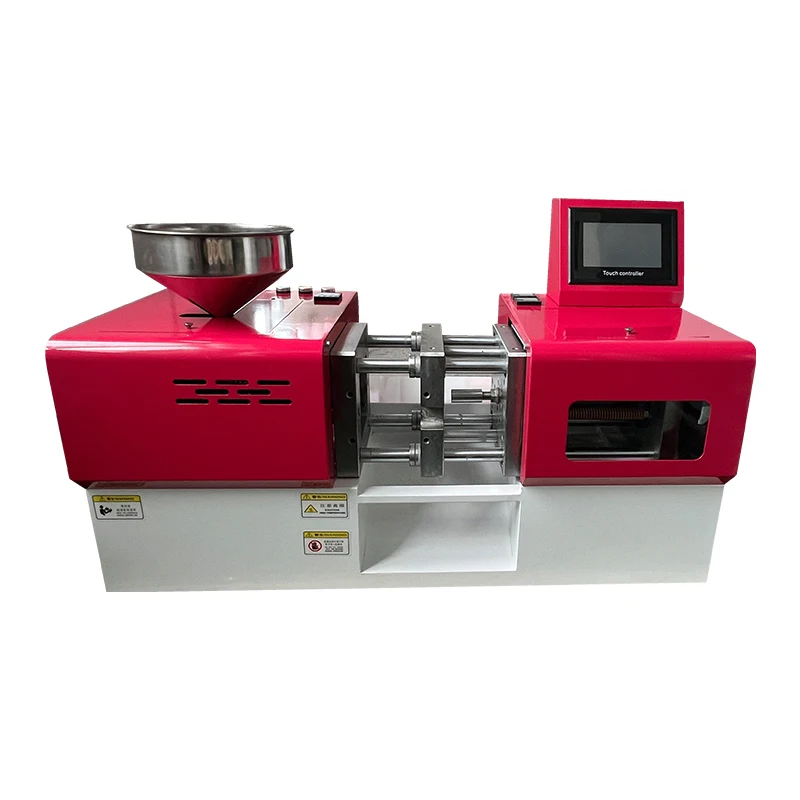 Electric plastic mini desktop injection molding machine, miniature product injection molding
