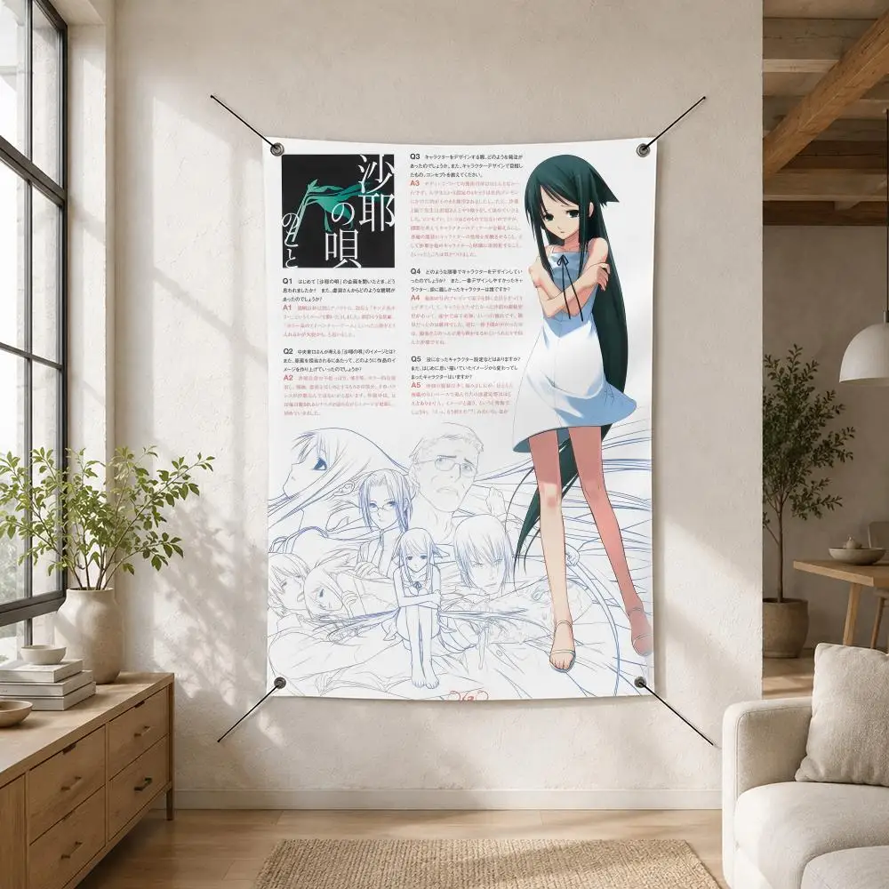 S-Saya No Uta The Song Of Saya Flags Custom Camping Outdoor Garden Room Bedroom Decor Party Backdrops Wall Art Family Gifts