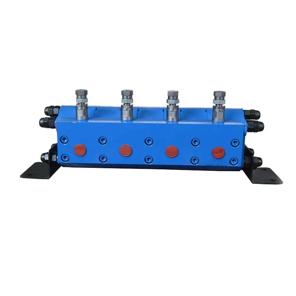 Aliexpress Hot Sale High Precision 2-Inlet 4-Outlet Hydraulic Gear Flow Divider Relief Valve 220bar for Oil Media Made in China