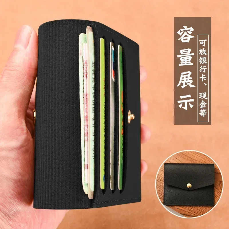 ผู้ชายผู้หญิง Bank บัตรเครดิต ID รถบัสผู้ถือบัตร Travel Card Organizer หนังสีทึบ Multi-Card Slot แบบพกพา