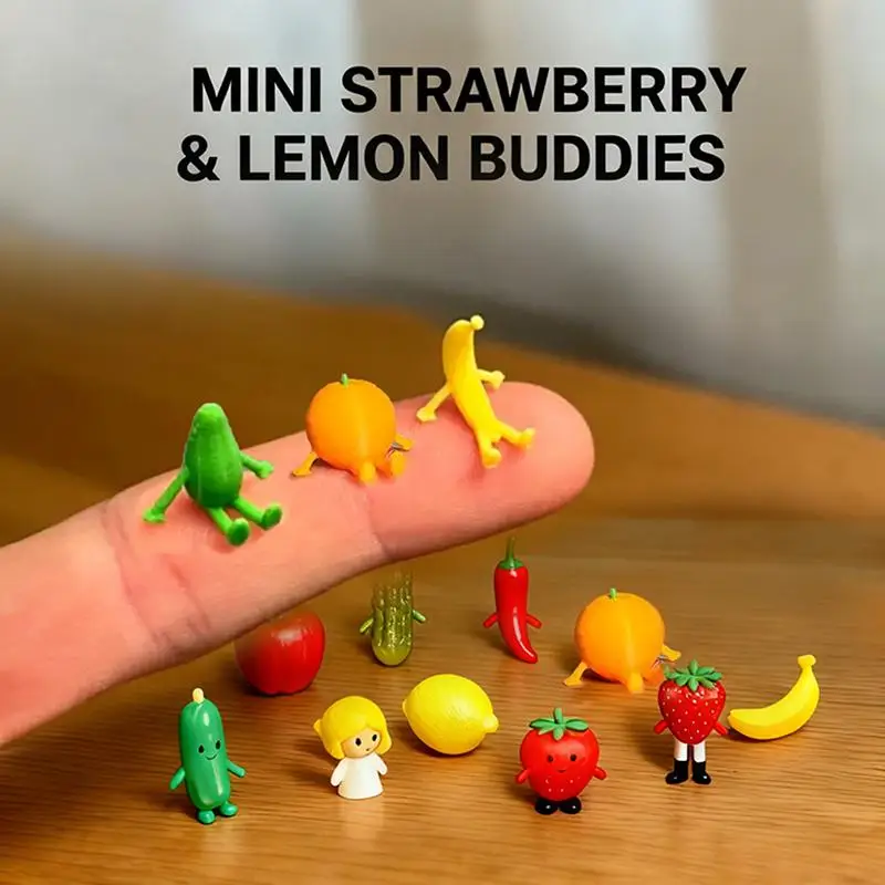 【HG】10/30PCS Funny Mini Tiny Figurines Vibrant Colors Safe NonToxic For Kids Party Favors Micro Landscape Desktop Decor