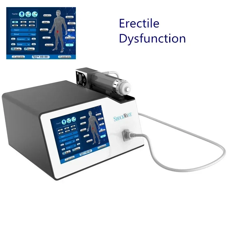 Electromagnetic Shock Wave Machine Rehabilitation Equipment Physical Therapy Equipment with 8 inch touch screen