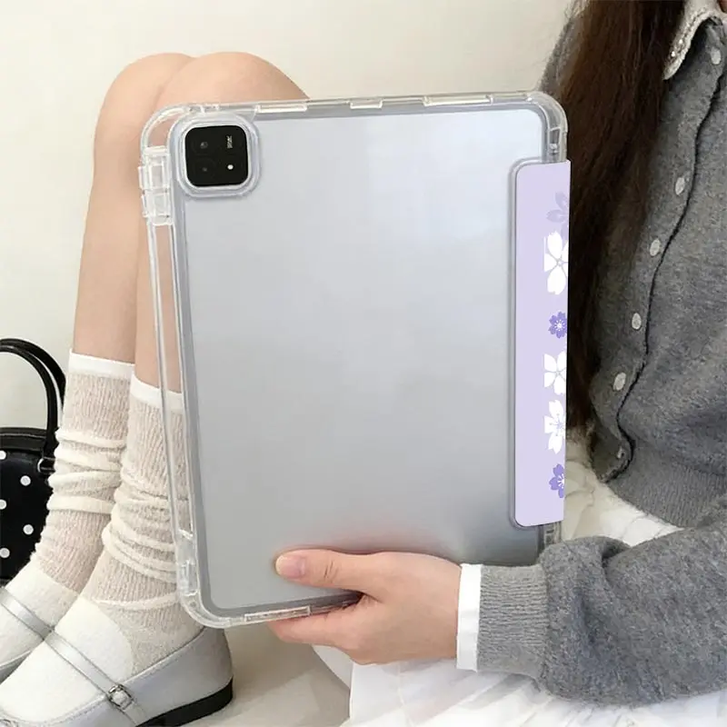 Anti-Bending 3+Y Fold Case For Xiaomi Pad 5/5Pro 6/6Pro 11 Redmi Pad SE 11 Pro/Pro2 12.1 Xiaomi Pad 7/7Pro 8/8Pro 11.2