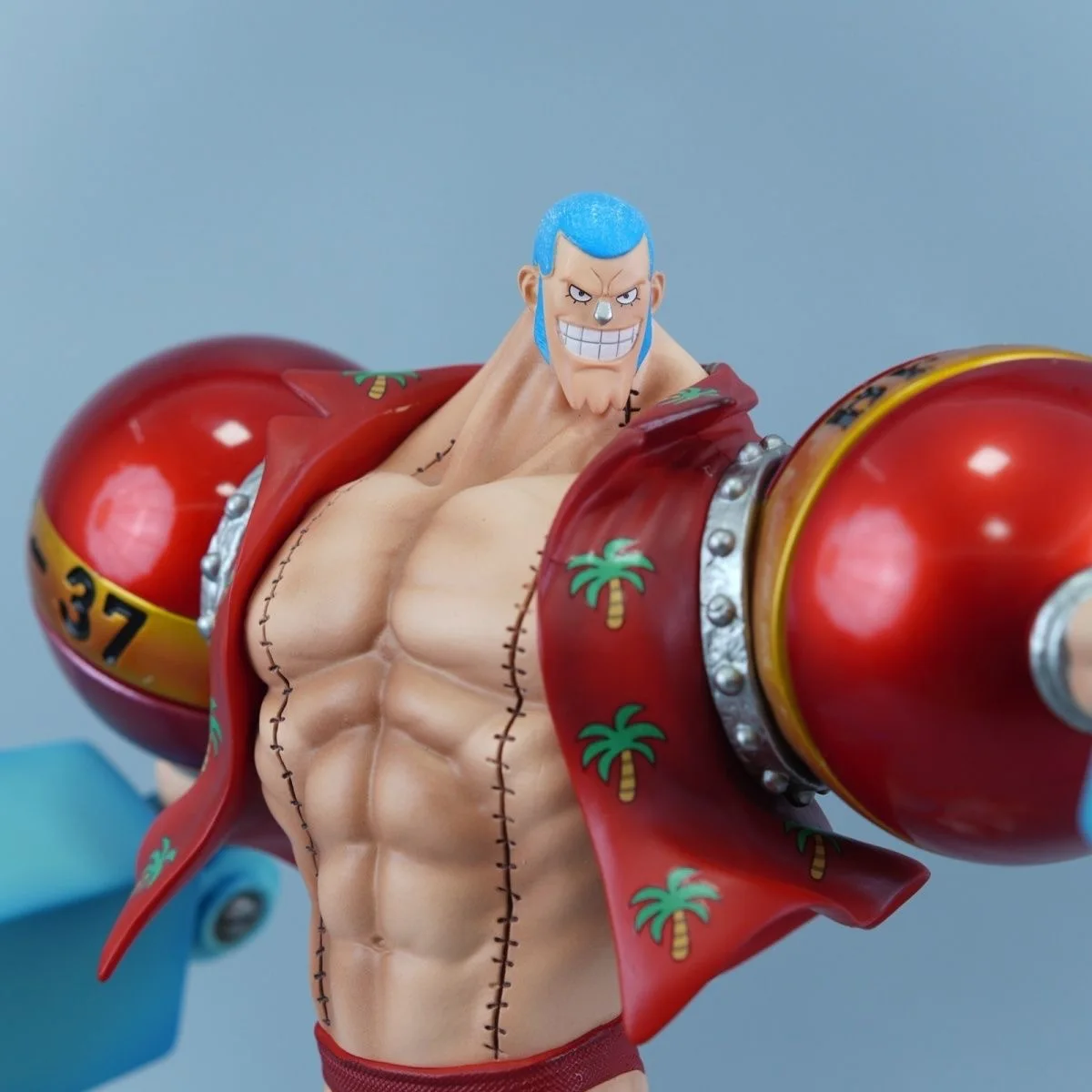 Estatua de doble cabeza Lx Franky Gk de una pieza, 28cm, figura Gk, plataforma exclusiva, personaje de dibujos animados, exquisitos adornos de escritorio