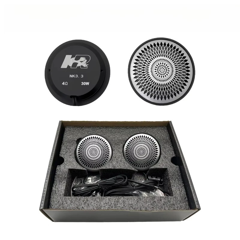4 Inch Ultra‑Thin Car Midrange Speaker 4D Immersive Panoramic Sound Auto Audio Loudspeaker for Vehicle Sound System