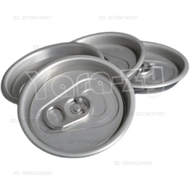 100pcs SOT Aluminum Easy-open lid 202 Aluminum lid 55MM Easy-open Can lid Beer Soda Drink Cola Aluminum Can Plastic Bottle Cap