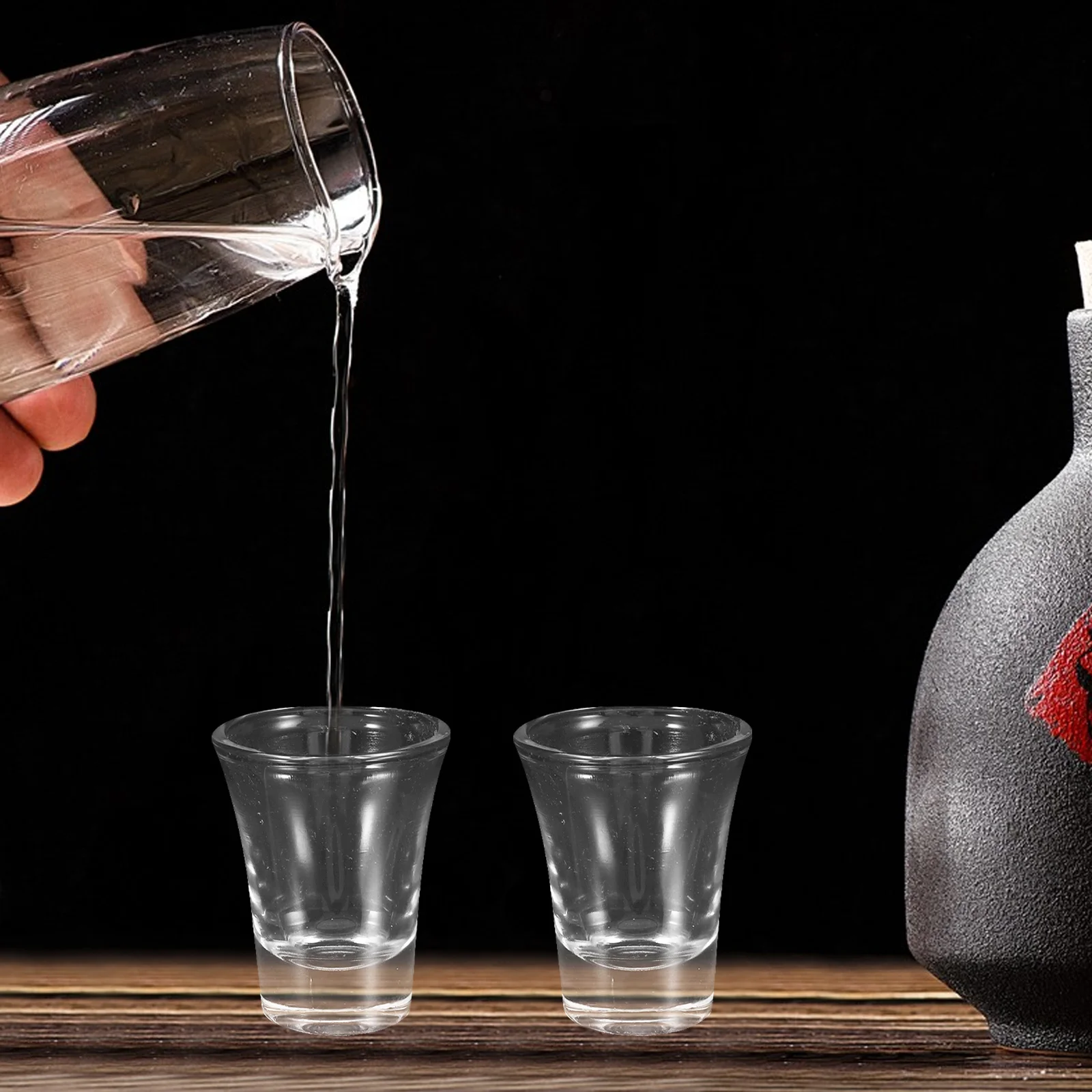 

24Pcs Clear Communion Cup Set Glass Sacrament Cups for Holy Communion Church Events Reusable Worship Drinkware 15Ml