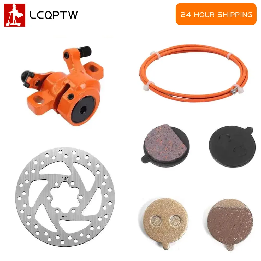 140mm 6 Löcher Bremsscheibe Reparatur Teile Für Ninebot F40 F30 F20 F25 Disc Bremssattel Brems Draht Kabel elektrische Roller Teil