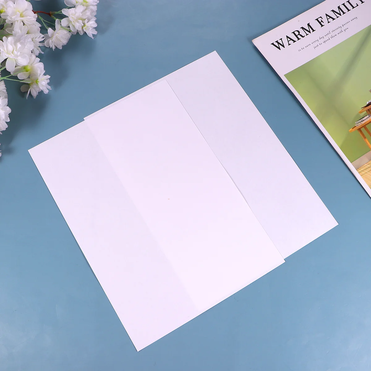 100 Sheets White A4 Release Paper Hand Account Anti-adhesive Paper Anti-stick Isolation Paper Double-sided Blank Release Paper f