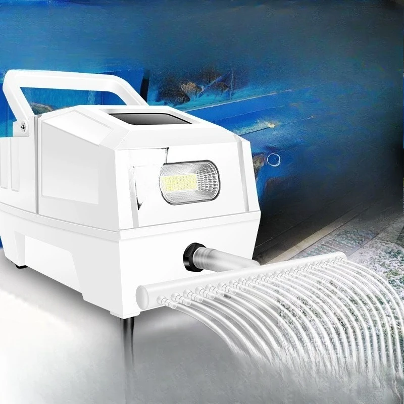 

Fish farming, fish selling, fishing, charging, dual-purpose aerator lithium battery AC and DC can be used for more oxygen pumps