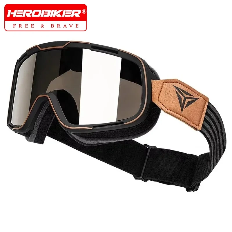 

Motowolf мужские и женские очки для мотокросса, противотуманные очки для велосипеда по бездорожью, ретро очки для квадроцикла, мотоциклетные очки для туристической езды