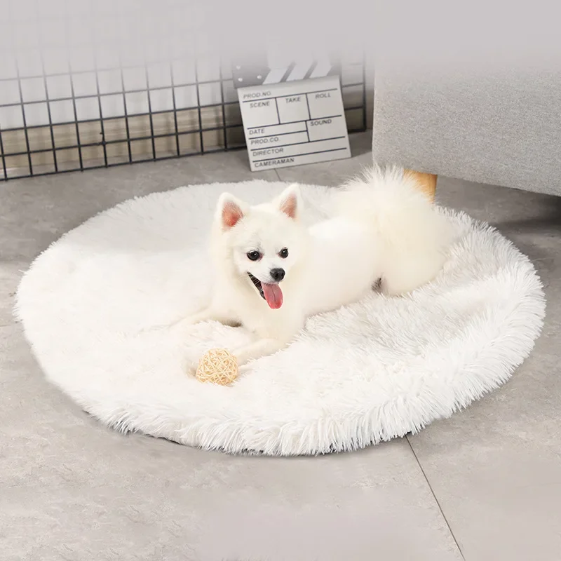 Dog Mat Dog Nest Mat Small and Medium sized Dog Winter Warm Pet Blanket Seasonal Pet Nest Cat