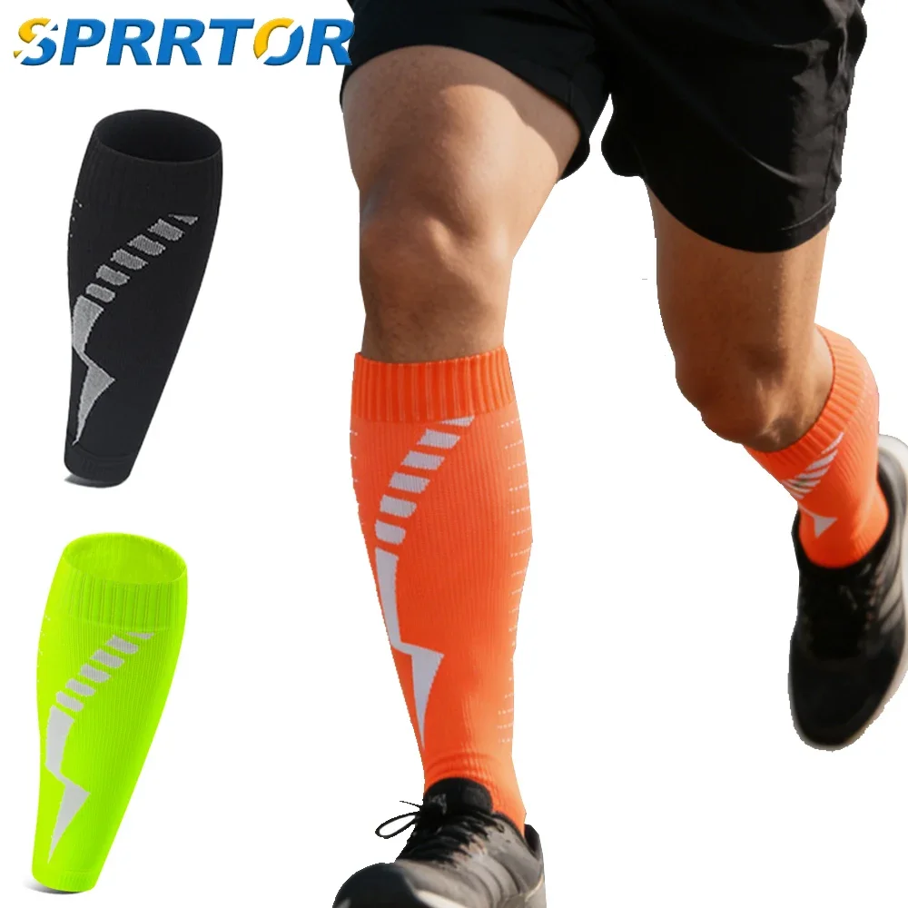 1PC Calf Compression Sleeves for Men Women,Footless Compression Socks Support for Varicose Veins,Running - Leg Sleeve Brace
