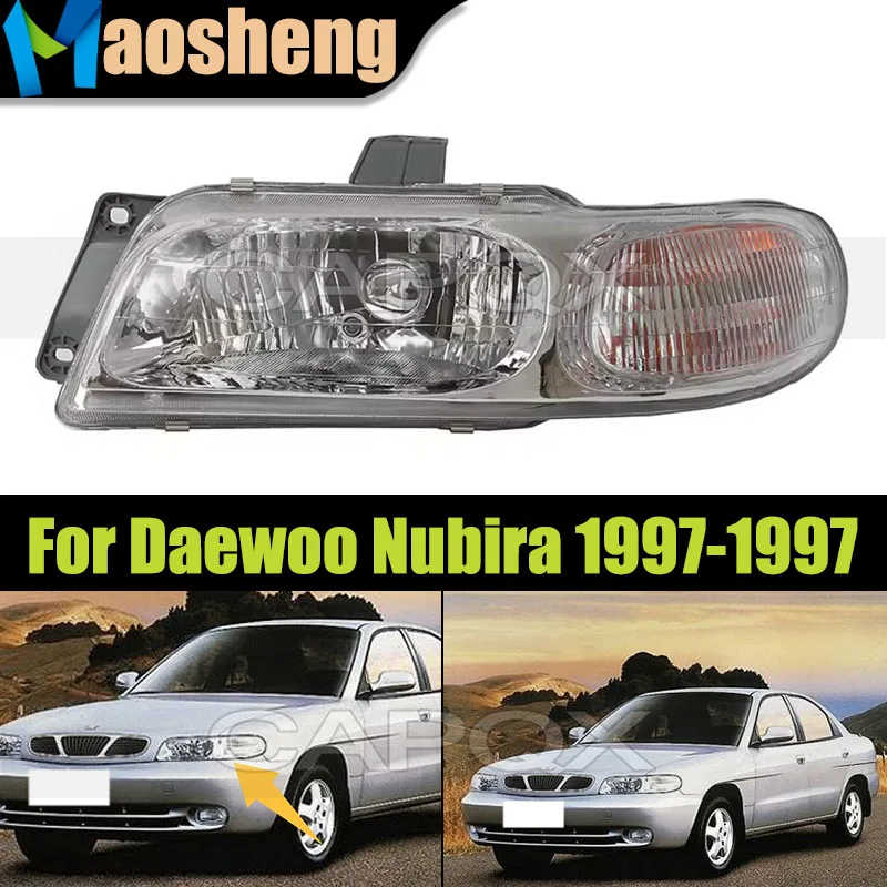 

Car Front Bumper Headlight Headlamp For Chevrolet Daewoo Nubira 1997-1999 Head Light Head Lamp 96190590 96190591