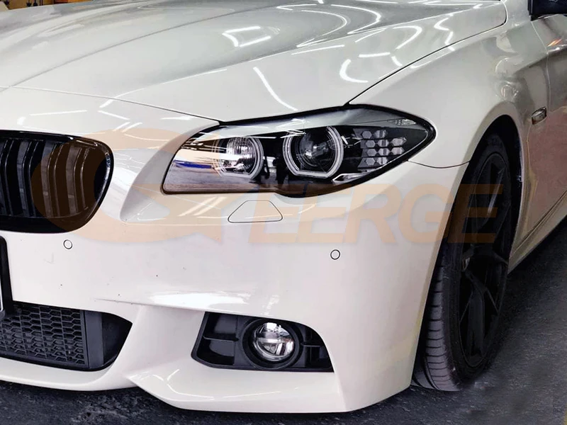 For BMW 5 Series F10 F11 F18 520i 523i 528i 530i 535i M5 Excellent Day Light Turn Signal DTM M4 Style LED Angel Eyes Halo Rings